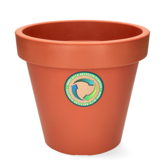 Ecken & Kanten Bloempot | Ecken & Kanten | Ø 25 centimeter (Kunststof, Binnen/Buiten, Terracotta) Y54199610 K170116487 - 1