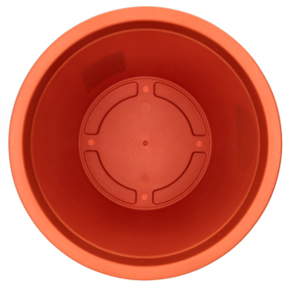 Ecken & Kanten Bloempot | Ecken & Kanten | Ø 25 centimeter (Kunststof, Binnen/Buiten, Terracotta) Y54199610 K170116487 - 3