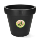 Bloempot | Ecken & Kanten | Ø 25 cm (Kunststof, Binnen/Buiten, Antraciet)