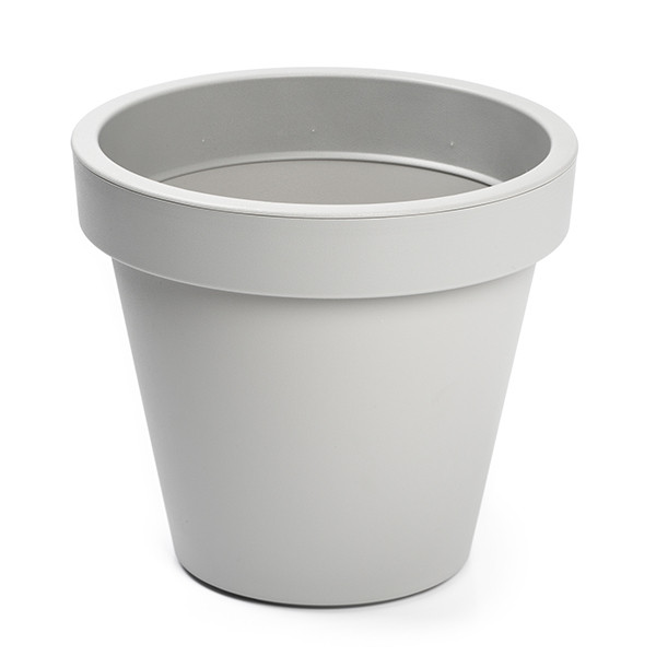 Ecken & Kanten Bloempot | Ecken & Kanten | Ø 25 cm (Kunststof, Binnen/Buiten, Grijs) Y54197720 K170103418 - 1