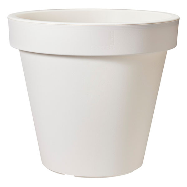 Ecken & Kanten Bloempot | Ecken & Kanten | Ø 25 cm (Polypropyleen, Binnen/Buiten, Wit) Y54203020 K170116812 - 1