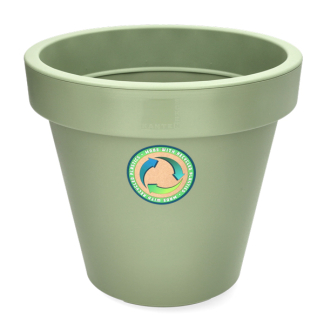 Ecken & Kanten Bloempot | Ecken & Kanten | Ø 30 centimeter (Kunststof, Binnen/Buiten, Groen) Y54199940 K170116477 - 1