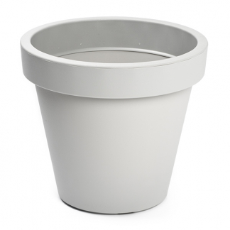 Ecken & Kanten Bloempot | Ecken & Kanten | Ø 30 cm (Kunststof, Binnen/Buiten, Grijs) Y54197730 K170103419 - 1