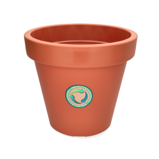 Ecken & Kanten Bloempot | Ecken & Kanten | Ø 30 cm (Kunststof, Binnen/Buiten, Terracotta) Y54199620 K170116488 - 1