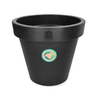 Ecken & Kanten Bloempot | Ecken & Kanten | Ø 35 centimeter (Kunststof, Binnen/Buiten, Antraciet) Y54199440 K170116465 - 1