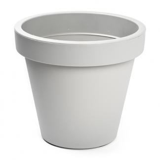 Ecken & Kanten Bloempot | Ecken & Kanten | Ø 35 centimeter (Kunststof, Binnen/Buiten, Grijs) Y54197740 K170103420 - 1