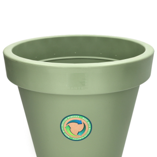 Ecken & Kanten Bloempot | Ecken & Kanten | Ø 35 centimeter (Kunststof, Binnen/Buiten, Groen) Y54199950 K170116478 - 2