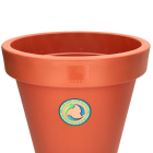 Ecken & Kanten Bloempot | Ecken & Kanten | Ø 35 centimeter (Kunststof, Binnen/Buiten, Terracotta) Y54199630 K170116489 - 2