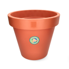 Bloempot | Ecken & Kanten | Ø 40 centimeter (Kunststof, Binnen/Buiten, Terracotta)