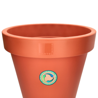 Ecken & Kanten Bloempot | Ecken & Kanten | Ø 40 centimeter (Kunststof, Binnen/Buiten, Terracotta) Y54199640 K170116490 - 2