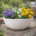 Ecken & Kanten Plantenschaal | Ecken & Kanten | Ø 40 cm (Polyethyleen, Binnen/Buiten, Wit) Y54203140 K170116819 - 2