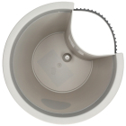 Ecken & Kanten Regenpijp bloempot | Ecken & Kanten | Ø 23.5 centimeter (Antislip, Kunststof, Grijs) Y54197820 K170116473 - 3