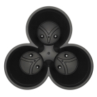 Ecken & Kanten Stapelbare bloempot | Ecken & Kanten | 41.5 x 44 x 20 cm (Antraciet, 3 voudig, Kunststof) Y54199540 K170116469 - 2