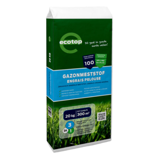 Ecotop Gazonmest | Ecotop | 20 kg (300 m², Bio-label) 8721008882024 K170115968 - 1