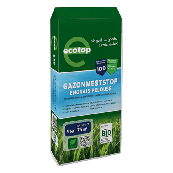 Ecotop Gazonmest | Ecotop | 5 kg (75 m², Bio-label) 8721008882000 K170115966 - 1