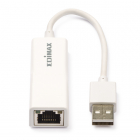 Netwerkadapter USB A naar RJ45 - Edimax (USB 2.0, 100 Mbps, Wit)
