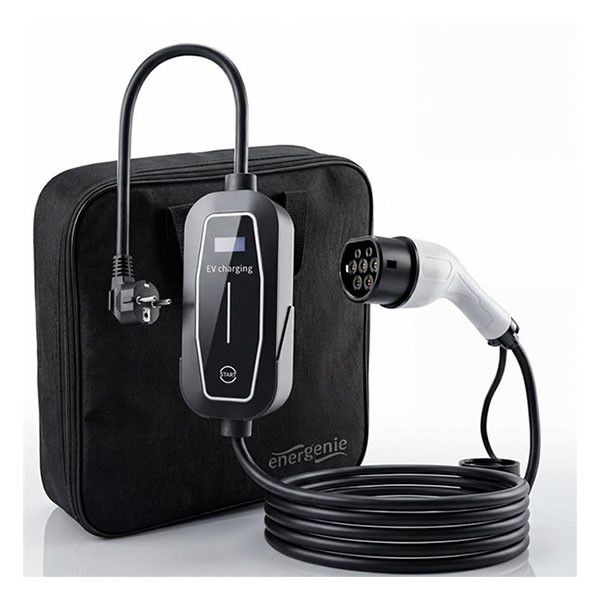 Energenie Mobiele lader auto | Type 2 | Energenie |10 meter (3.7 kW, Schuko, LCD-scherm, IP65) EV-MC3.7KW-10M K120510150 - 4