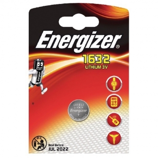 Energizer Knoopcel batterij CR1632 - Energizer (Lithium, 3 V) E300164000 K105005022 - 