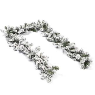 Everlands Guirlande | Everlands | 2.7 meter (Ø 25 cm, Besneeuwd, Binnen) 680468 K150303040 - 1