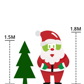 Everlands Kerstboom set | 1.5 meter (170 LEDs, Piek, Slingers, Kerstballen, Binnen, Rood/Wit/Zilver) 687028 K150302966 - 