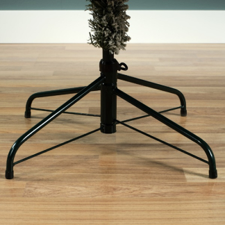 Everlands Kerstboom set | 1.5 meter (170 leds, Besneeuwd, Piek, Slingers, Kerstballen, Binnen, Wit/Zilver/Blauw) 687029 K150302969 - 4