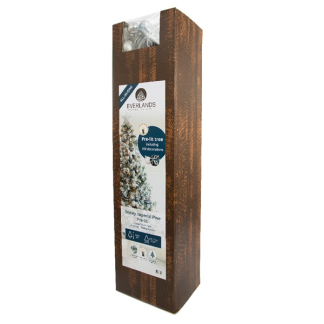 Everlands Kerstboom set | 1.5 meter (170 leds, Besneeuwd, Piek, Slingers, Kerstballen, Binnen, Wit/Zilver/Blauw) 687029 K150302969 - 6