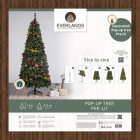 Everlands Kerstboom set | 1.8 meter (140 leds, Slingers, Kerstballen, Binnen, Rood/Goud) 670222 K150304021 - 8