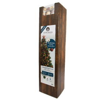 Everlands Kerstboom set | 1.8 meter (260 leds, Piek, Slingers, Kerstballen, Binnen, Rood/Goud) 687022 K150302964 - 6