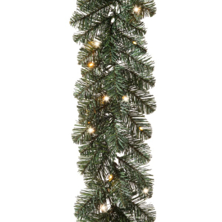 Everlands Kerstdecoratie set (Krans, Guirlande, 2x Kunstboom, LED, Timer, Buiten) 680371 K150302958 - 