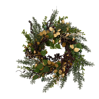 Everlands Kerstkrans | Everlands | Ø 40 cm (Decoratie, Glitter, Binnen) 687295 K151001904