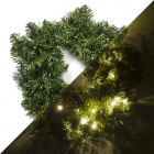 Kerstkrans | Everlands | Ø 50 cm (40 LEDs, Timer, Batterijen, Binnen/Buiten)