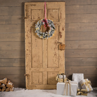 Everlands Kerstkrans | Everlands | Ø 50 cm (40 leds, Besneeuwd, Timer, Batterijen, Binnen) 680475 K151000155 - 4