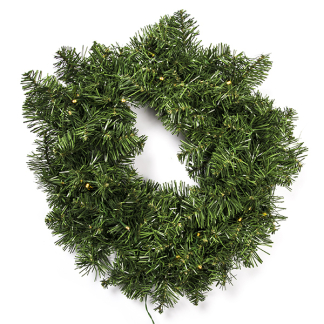 Everlands Kerstkrans | Everlands | Ø 50 cm (40 leds, Timer, Batterijen, Binnen/Buiten) 690061 K151000178 - 2