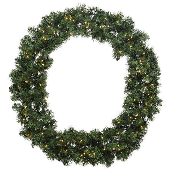 Everlands Kerstkrans | Everlands | Ø 50 cm (40 leds, Timer, Batterijen, Binnen/Buiten) 690061 K151000178 - 4