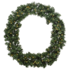 Everlands Kerstkrans | Everlands | Ø 60 cm (50 leds, Timer, Batterijen, Binnen/Buiten) 690062 K151000179 - 2