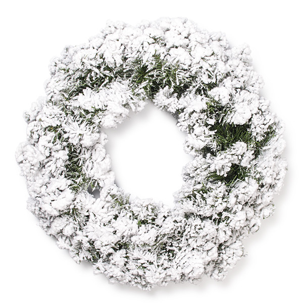 Everlands Kerstkrans | Everlands |  Ø 60 cm (Besneeuwd, Binnen) 680463 K151000153 - 1