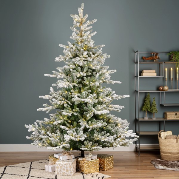Everlands Kunstkerstboom | Everlands | Grandis Fir | 2.1 meter (550 leds, 2326 tips, PVC/PE, Besneeuwd) 9670123 K151100168 - 4