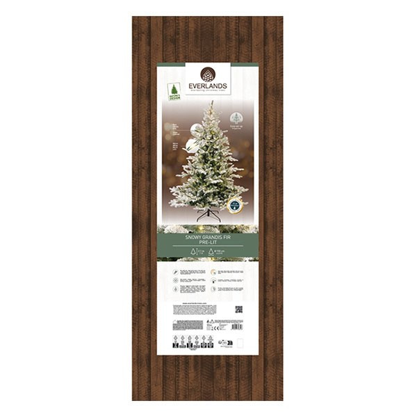 Everlands Kunstkerstboom | Everlands | Grandis Fir | 2.1 meter (550 leds, 2326 tips, PVC/PE, Besneeuwd) 9670123 K151100168 - 6