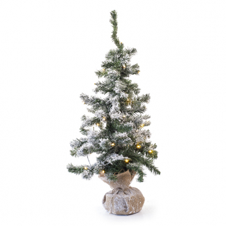 Everlands Kunstkerstboom met sneeuw | 75 centimeter (35 leds, Timer, Binnen) 680024 K150302952 - 1