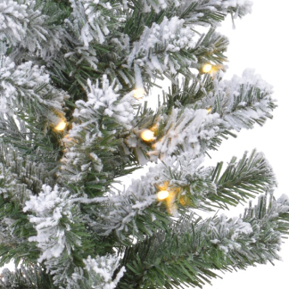 Everlands Kunstkerstboom met sneeuw | 75 centimeter (35 leds, Timer, Binnen) 680024 K150302952 - 3