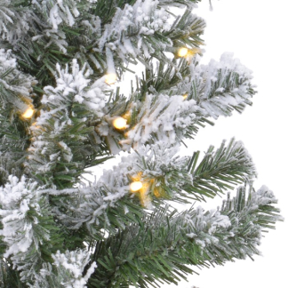 Everlands Kunstkerstboom met sneeuw | 90 centimeter (50 LEDs, Timer, Binnen) 680025 K150302953 - 