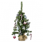 Everlands Kunstkerstboom met versiering | 75 centimeter (20 hangers, Binnen, Groen/Multikleur) 683332 K150302962 - 1