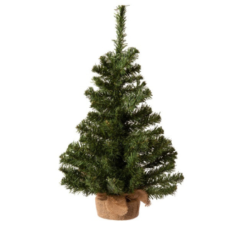 Everlands Kunstkerstboom met versiering | 75 centimeter (20 hangers, Binnen, Groen/Multikleur) 683332 K150302962 - 2