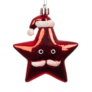 Everlands Kunstkerstboom met versiering | Everlands | 60 cm (10 hangers, Binnen, Groen/Rood/Wit) 683329 K150302959 - 4