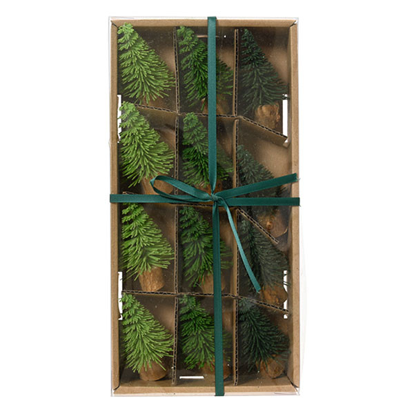 Everlands Mini kerstboom | Everlands | 7 cm | 12 stuks 687647 K151001911 - 2