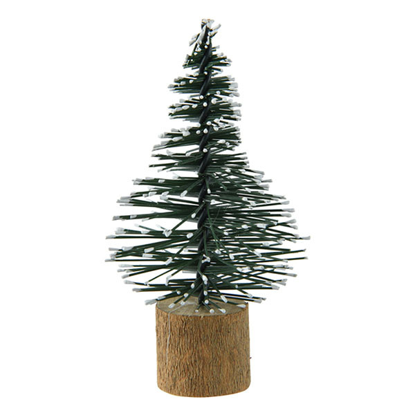 Everlands Mini kerstboom | Everlands | 8 cm | 12 stuks (Besneeuwd) 687642 K151001910 - 1