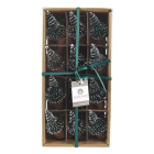 Everlands Mini kerstboom | Everlands | 8 cm | 12 stuks (Besneeuwd) 687642 K151001910 - 2