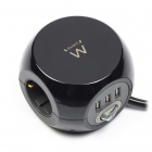Ewent Stekkerdoos met USB - Ewent - 1.5 meter (3-voudig, Schakelaar) EW3938 A010813124 Ewent Stekkerdoos met USB - Ewent - 1.5 meter (3-voudig, Schakelaar) EW3938 A010813124
