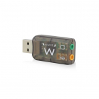 USB geluidskaart - Ewent (USB A naar jack, Virtueel 3D geluid)