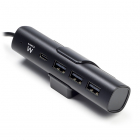 Ewent USB oplader - Ewent - 4 poorten (1x USB C snellader, 3x USB A Smart IC, 2.4A, 1.9 meter) EW1317 K120200054 Ewent USB oplader - Ewent - 4 poorten (1x USB C snellader, 3x USB A Smart IC, 2.4A, 1.9 meter) EW1317 K120200054